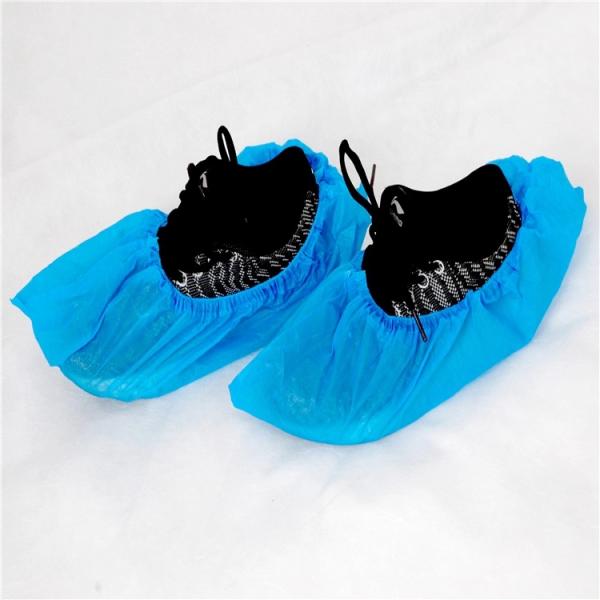 Nonwoven анти- ботинок выскальзывания 45g белый PP покрывает водоустойчивую крышку ботинка CPE