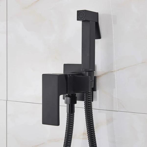 2024 VERTICAL Hand Held Toilet Shower Head Douche Bidet Spray with PVC Water Hose
