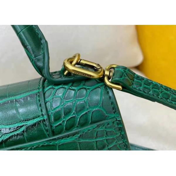 Alligator Print Crocodile Skin Bag , 23cm Luxury Tote Handbag
