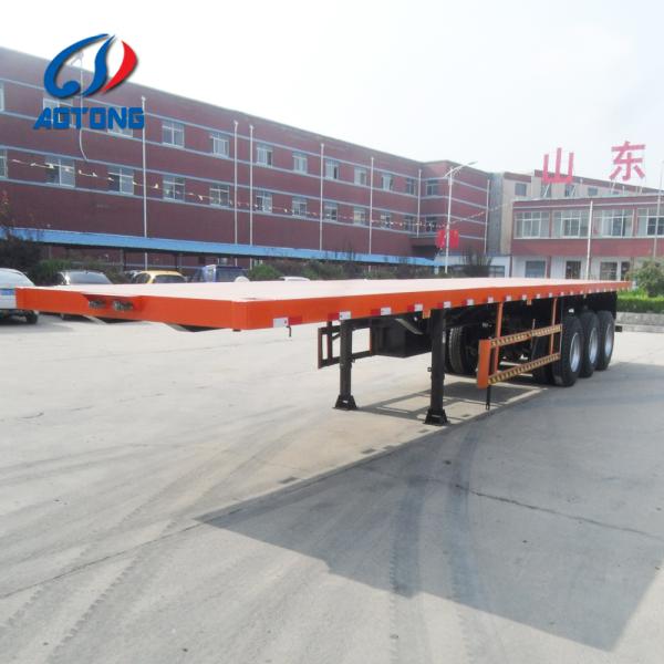 Trailer Truck 3 Axle 40FT Flatbed Container Flat Bed Trailer 