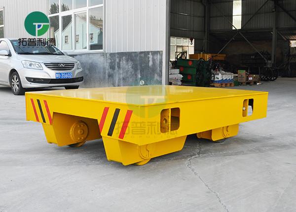 China Factory Material Handling Heavy Duty Cross-Bay Rail Flat Truck For Mold Transport