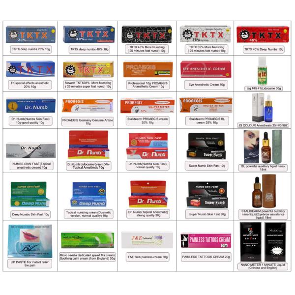 Tattoo Anesthetic Numb Liquid Numbing Ointment for Tattoo Microblading Permanent Makeup Numbing Liquid