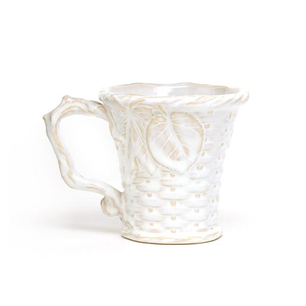 Gardening Mugs White Garden Harvest Mug Ceramic Mug With 3d Reactive Glaze