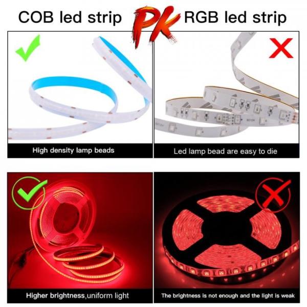 На открытом воздухе гибкая прокладка СИД УДАРА РГБ 12В 24В ИП67 ККТ Диммабле Кутттабле