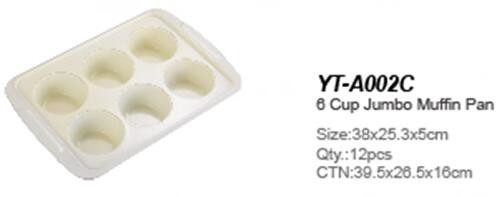 FOOD GRADE Bakeware 12 cup Ceramic coating colorful painting round Muffin Pan for 2018 New Year