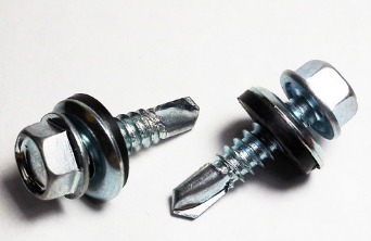 Zinc Plated DIN7504 Hex Head Screw Hardware Fasteners Stainless Steel Self Drilling Screw
