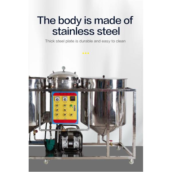 National 1st Grade Edible Oil Mini Crude Oil Refinery Plant Cost Small Gold Refining Equipment for 380V/50HZ Voltage