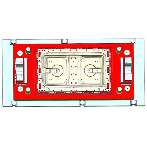 Steel Progressive Stamping Tool For Dishwasher Tub Top 2100 X 1100MM Compound Die Stamping