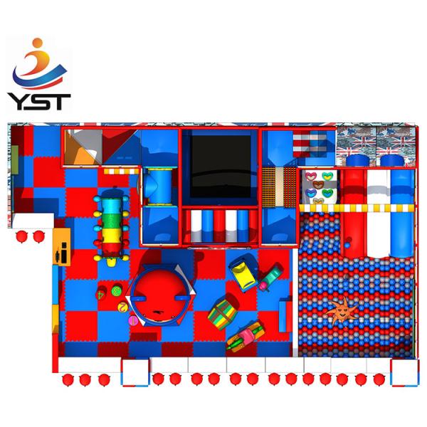 Профессиональное мягкое крытое оборудование YST1804 спортивной площадки - 15 для парка атракционов