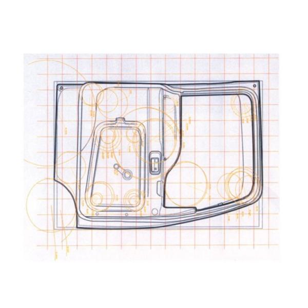 Soundproof Truck Spare Parts anti vibration Mercedes Benz Double Cab