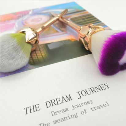Beauty Accessories Five Pieces Makeup Brush Set Colorful Soft Vegan Hair