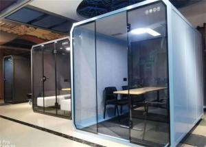 Cabine à prova de som portátil da reunião do silêncio Multifunction com os 6 que