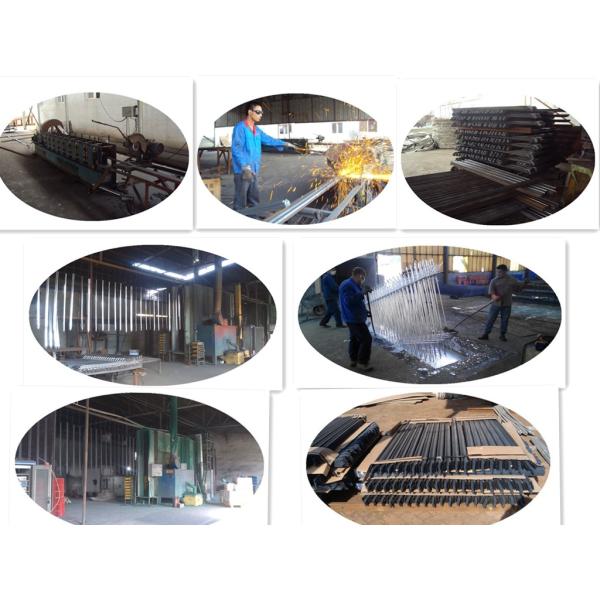 Steel Palisade Fencing Panels