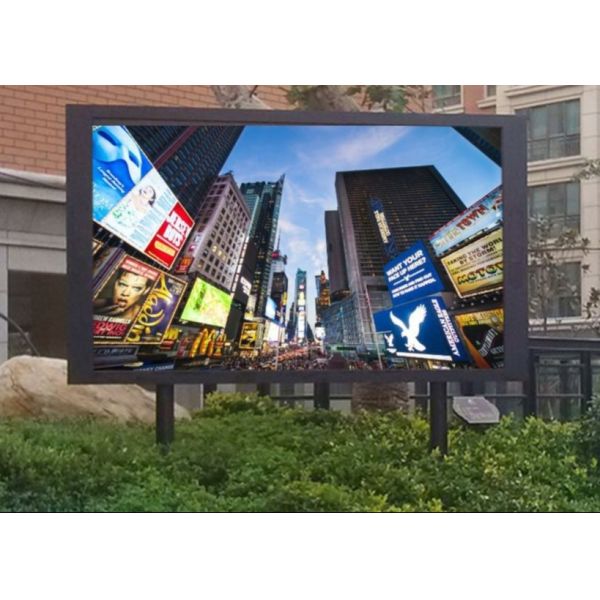 High brightness 7500nits Outdoor P10 LED Display Giant Advertising Screens Fixed Installation For Community Service