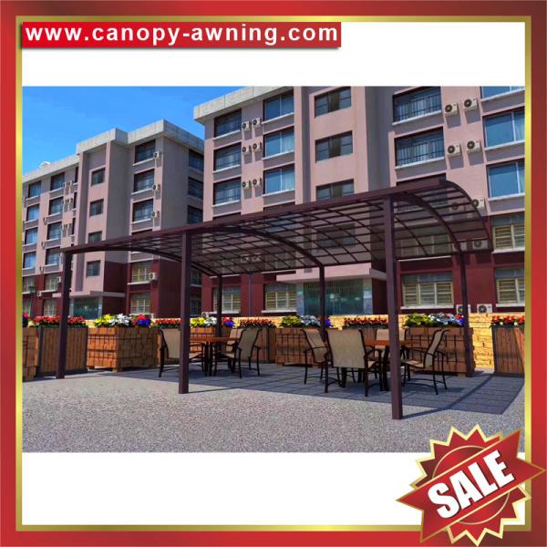 oudoor patio gazebo balcony corridor window door aluminium aluminum alloy polycarbonate pc awning canopy shelter China