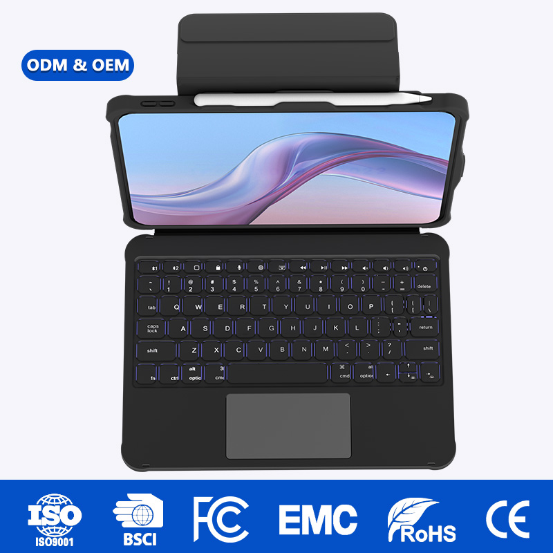 Wholesale & School Heavy-Duty Keyboard Case for iPad A16, Pencil Holder, Drop-Proof Stand, Multi-Angle, RoHS Certified