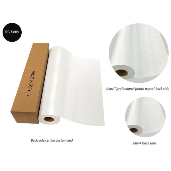 44 Inch RC Photo Paper 200gsm Waterproof Natural Warm White