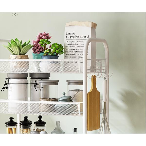 H77cm Five Tier Metal Trolley Cart For Bathroom