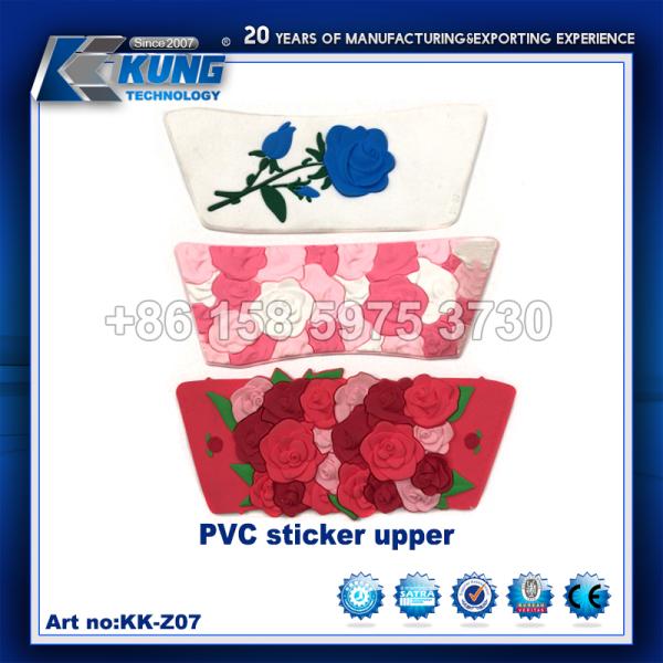Верхушка стикера PVC тапочки мальчика верхняя материальная