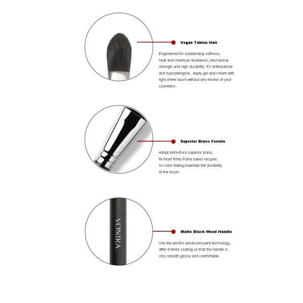 Про сплющенный макияж учреждения высококачественный чистит Веган щеткой Таклон жестокости свободный