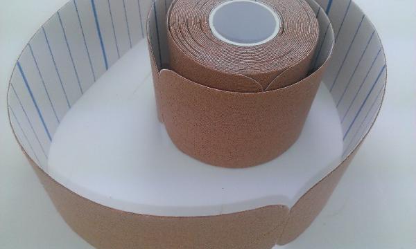 5*25cm fita pré-cortada de cinesiologia impermeável adesivo esportivo gesso atleta fita pré-cortada para pele