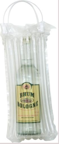 Inflated Wine Bottle Protector Bags, Sleeves Glass Travel Transport, Air Filled Column, Leakproof Cushioning