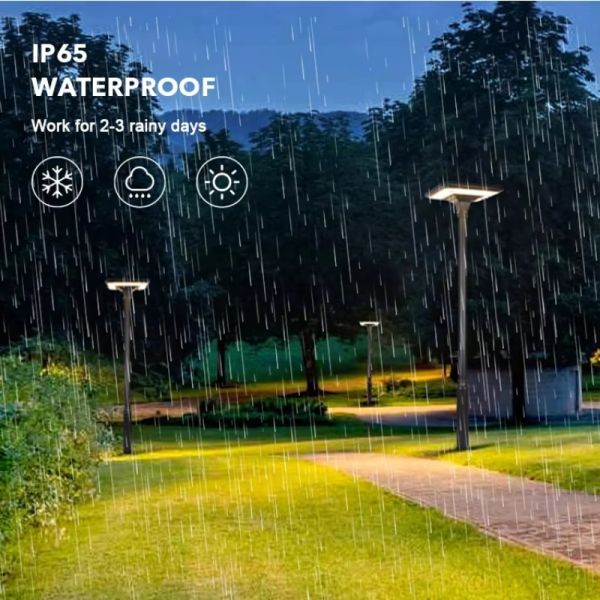 Heavy-Duty Solar Garden Lights Motion-Activated IP65 Waterproof Solar Lighting for Garden