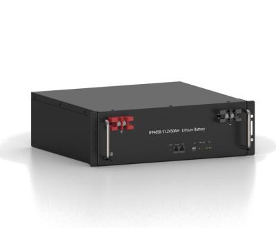 Alta tensão CC 51,2 V 100ah para montagem em rack Lifepo4 bateria 45 kg