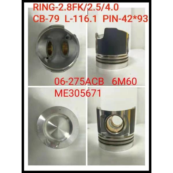 12011-95516 Mitsubishi Heavy Industries Spare Parts S12R Piston 37517-07401 37517-18500 S12N 37117-73200 NF6T