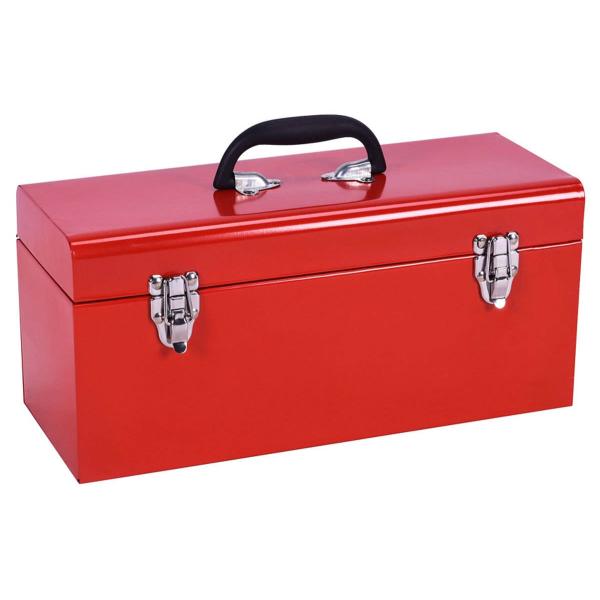 Cold Rolled Steel Metal Tool Storage Box With Sturdy Carry Handle