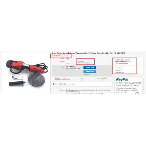 forced rotation dual action random orbital da car polisher thread 8mm 6 inch 150mm 6 speed variable