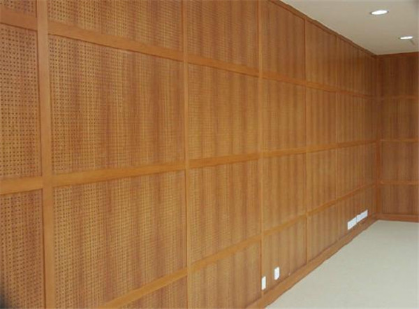 Decorative Studio Room Perforated Wood Acoustic Panels , Sound Absorbing Board