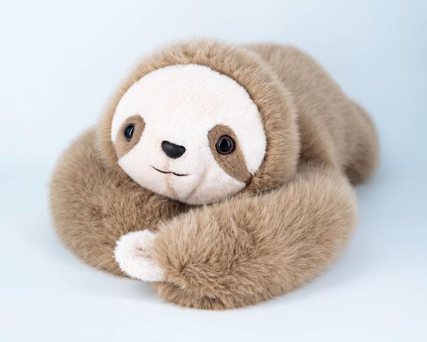 Manufacture Stress Relief and huggable Soft Sloth Plush Stuffed Sloth Pillow