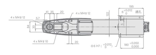 Industrial ARP10 Series Four Axis Robots With Vision Arm length 700mm