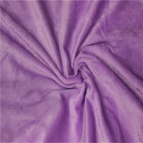 100 polyester super soft FDY velboa knitted minky toy plush fabric 0.5mm-5mm Velboa Dty/fdy