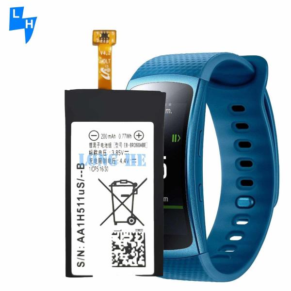R360 versão móvel 200mAh bateria EB-BR360ABE para Samsung Gear Fit2 SM-R360 Smart Watch