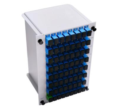 HSGFL-PLC-1*64SU-C PLC Fiber Optic Splitter Insert Type 5.7DB Insert Loss