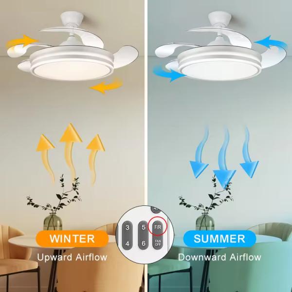 Wholesale Adopter Fan with Light, Household Looking Bedroom Ceiling Fan with Light Led for Home