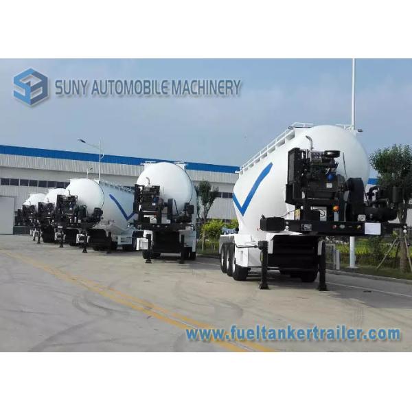 52 Cubic Meters Dry Bulk Tanker 15 Ton Cement Powder Trailer