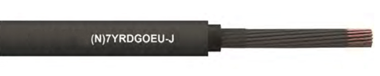 Low Voltage Reeling Cable Crane Cable with Flexible Copper Conductor 0.6/1KV ETFE Insulation
