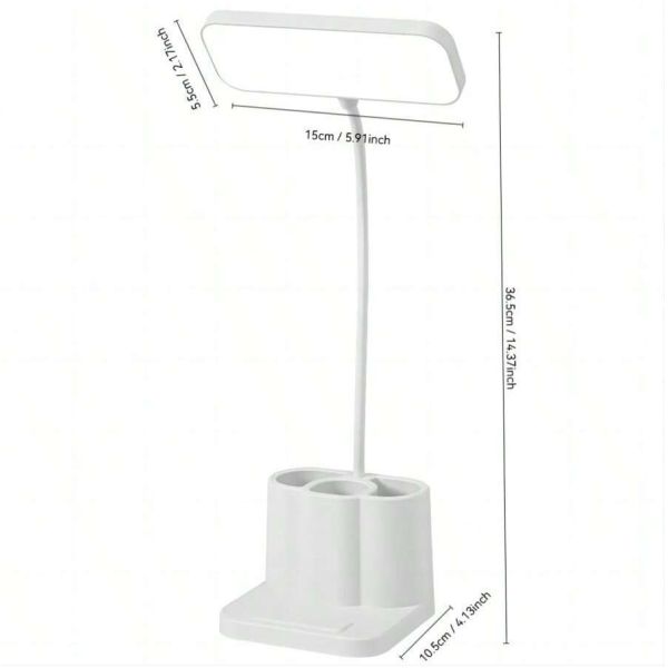 Study Room LED Table Lamp Designed to Enhance Bedroom Ambiance Offering Durable Build and Illumination with Compact Packaging