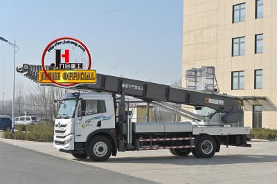 Truck Mounted 32m 36m 45m 65m Aerial Platform Ladder Truck For House Moving Goods Lift And Download Basket