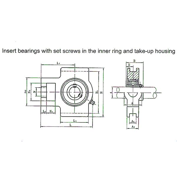 Customized Pillow Block Bearing UCT204 Steel Fabrication Camshaft Housing UCT204