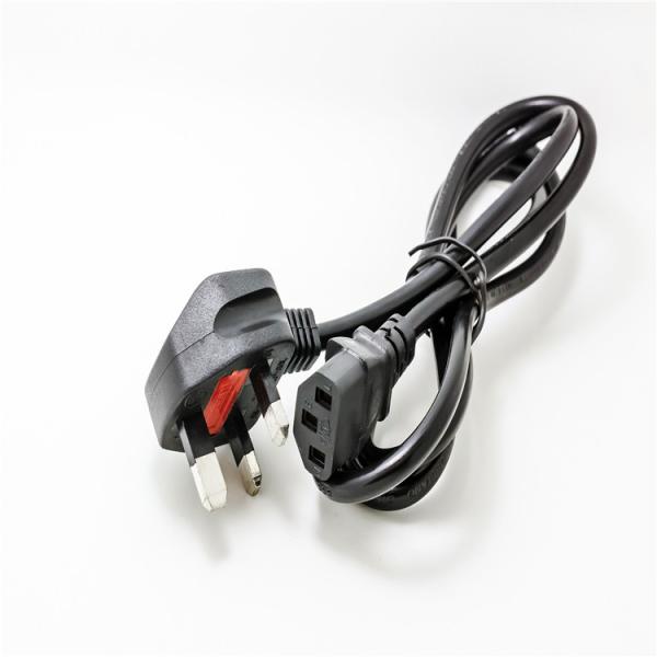 1.5M Indoor UK 3 Pin Plug Copper Extension Power Cord To Iec C7 C13 C5