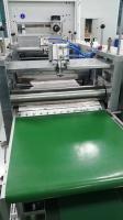 Máquina de roupas cirúrgicas ultrassônicas totalmente automatizada, desde o rack de carregamento de tecidos até os shorts acabados