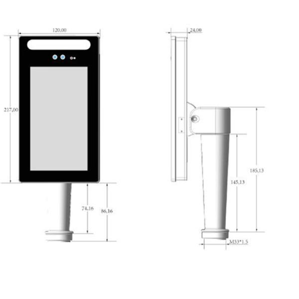 Fast Verification Face Fingerprint Indentification Time Attendance Access Using Neural Networks Touch Keypad