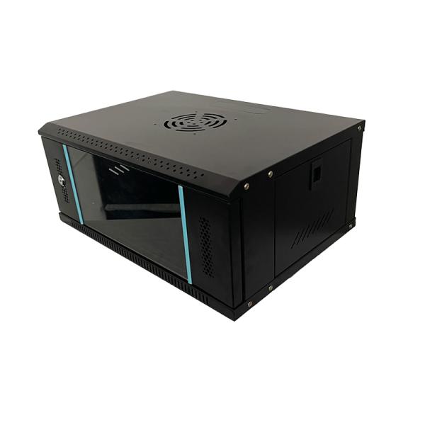 6U Wall Mounted Rack for Data Center and Network Switch Cabinet in Standard Enclosure