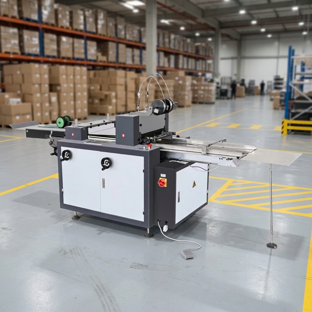HX350 Post Press Machine For Thin Catalog Flat Wire Stitching Work