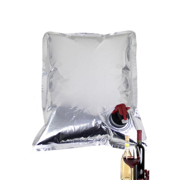 Saco plástico do babador 10Liter na caixa, VMPET Apple líquido Juice Spout Pouch Bag