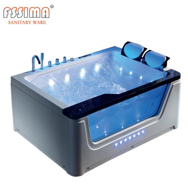 водоворот спа водопада ванны 1700mm 66in Freestanding выпущенный струю небольшой